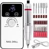 Limegirl 45000 giri/min Trapano elettrico per unghie Fresa ricaricabile Levigatrice per unghie portatile professionale per strumento di rimozione gel manicure