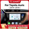 Ainavi Car Multimedia Player per Toyota Auris 2014 2015 2016 2017 2018 Corolla Hybrid Wireless Carplay Android Auto 4G Wifi 2Din