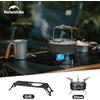 Naturehike Fornello a Gas Portatile Naturehike IGT per Campeggio e Outdoor, Griglia da Tavolo Ultraleggera IGT, Attrezzatura da Cucina BBQ, Bruciatore a Gas a Tre Fuochi