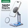 UGREEN Supporto magnetico per telefono per Magsafe iPhone 16 15 14 Pro Max Xiaomi Samsung Huawei 360 ° Supporto per telefono cellulare in alluminio con rotazione