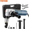 VEVOR Roditrice per Lamiera in Metallo, Spessore 1,8 mm/4mm 380 W 220 V Cesoia Elettrica per Lamiera per Lamiere, Materiali Ondulati, Tubi, Profili Complessi, Acciaio Inox, Rame