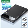 UGREEN Custodia per HDD UGREEN custodia per disco rigido da 2.5 ''SATA a USB 3.0 per SSD Disk HDD Box USB C 3.1 Gen 2 custodia per HDD esterno HD