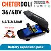 Aleaivy Batteria 36V 4.4Ah 6.8Ah 48V 6Ah 10Ah per Espansione Extra Parallela XiaoMi M365 1s Pro Mi3 Ninebot Max G30 Con Borsa Batteria