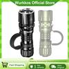 Wurkkos TD07 1300LM Torcia tattica 479M a lancio lungo IP68 Impermeabile 18350 Torcia a batteria Doppi interruttori e impugnatura ad anello