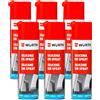 Würth Spray al silicone - Würth - 500ML per unità: il prodotto essenziale per proteggere, lubrificare e dare lucentezza alla plastica, alla gomma e alle superfici interne o esterne del tuo veicolo.