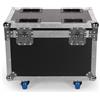 Datewink Custodia per compagnia aerea Custodia per Gator resistente Custodie per volo per 4 pezzi Luci a testa mobile con fascio LED DJ Party Stage Lighting Flycase
