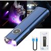 TrustFire Torcia Trustfire 1200LM EDC con Laser Rosso MINIX3-SE, Ricaricabile, Luce Bianca/UV, Lanterna con Base Magnetica per Campeggio