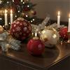 GBhouse Nicole Christmas Baubles of Joy Stampo per candele Stampo in silicone natalizio Decorazione natalizia fatta a mano fai-da-te