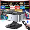 HORLAT Proiettore HORLAT Google TV 40000 Lumen con Controllo Vocale Bluetooth, Autofocus, Android 11, WiFi 6, 4K UHD per Home Theater