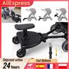 HGTUGO Adattatore Pedale per Passeggino Bambini, Rimorchio Ausiliario per Secondo Bambino, Scooter Gemellare, Pedana con Sedile per Bambini