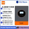 PowMr Inverter Ibridi PowMr 6.2KW 11KW 48V DC a 230Vac 120A 150A con Caricatore Solare MPPT, Inverter Parallelo Off-Grid Compatibile con Batterie al Litio