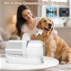 DWiusty Kit 7 in 1 per la Cura degli Animali Domestici: Aspirapolvere, Soffiatore e Tosatrice Multifunzione per Cani e Gatti, Tosatrice Elettrica per Animali, Soffiatore d'Acqua Specifico per Cani e Gatti