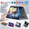 NONE Nuovo Laptop 2 in 1 2026 con Schermo Touch Portatile 11.6" Intel N4020 8GB 256GB 512GB Windows 11 Pro Office Tablet PC Notebook per Studio