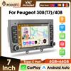 podofo Autoradio Podofo 7" 4+64G per Peugeot 408 2010-2012 /308 T7 2007-2013 con FM RDS WIFI GPS, Lettore Multimediale per Auto, CarPlay Wireless e Android Auto
