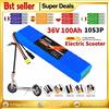 Ddadache Batteria al Litio Ricaricabile 36V 100Ah 18650 10S3P 1000W per Biciclette Elettriche, Scooter e Veicoli Elettrici con BMS+Caricabatterie