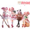Bandai 4 Tipi di Action Figure Anime Magical Girl PMMM, Figurina di Kaname Madoka, Modellino Kawaii Loli da Collezione, Regalo