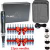 Dr.Pen Dr Pen M8 Derma Pen con 22 Cartucce, Dermapen Professionale M8 per Microneedling, Rimozione Cicatrici da Acne, Tatuaggi, Aghi da 0,25mm