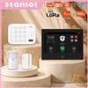 staniot Kit di Allarme Antifurto Staniot 7 Pollici LoRa WiFi 4G Tuya Smart Home, Sistema di Sicurezza Domestica 5000mAh Compatibile con Alexa
