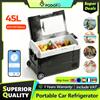 podofo Frigorifero/congelatore per auto Podofo 35L 45L 55L, mini frigo con compressore portatile a doppia zona, alimentazione DC 110-240V, per campeggio, viaggi e casa.