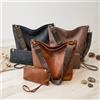 NONE Borsa tote in morbida PU a 2 pezzi, grande capacità, stile bohémien, con tracolla larga, borsa a spalla e a mano, regalo di compleanno ideale