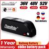chamrider Batteria originale 48V 48V 20AH 52V batteria ebike 36V Hailong Max 40A BMS 350W 500W 750W 1000W 1500W 21700 cella BBS02 BBS03 BBSHD