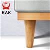 KAK Piedini per mobili in legno massello naturale Piedini per tavoli Gambe per mobili in legno Sostituzione hardware per mobili di moda per divano letto