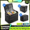 NONE Podofo Frigorifero Portatile Mini 35L/45L/55L 12/24V DC 110-240V Congelatore per Auto con Compressore per Veicoli, Viaggi, Esterni e Casa