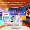 LynCast Proiettore Smart da Esterno LYNCAst X3AR con Wifi6 e Bluetooth 5.4, Supporto 4K, 500 ANSI, 1920*1080P, Home Theater, Anime, Corse, Giochi, Esperienza Cristallina