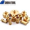 SHDIATOOL 1pc Punta diamantata per corona di perforazione Piastrelle di ceramica M14 Foro filettato Sega Marmo Porcellana Gres Punta da trapano Dia6-115mm