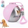 Smile lab Borraccia Cane Portatile Personalizzata con Foto e Nome, 285 ml (Rosa) | Borraccia Cani in Acciaio Inox con Ciotola Pieghevole in Silicone Bottiglia Porta Acqua per Passeggiate Attività all'Aperto