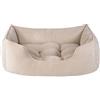 Rosewood Cord Square Cuccia per cani, beige, piccola
