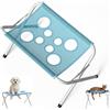 GINGER TECH Grooming Pet Bath Stand, Pet Grooming Amaca (blu) | Stazione di toelettatura con tubo di ferro, rete traspirante, 8 fori per gatti e cani di piccola taglia Cura del bagno