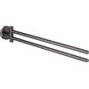 Grohe 40371A01 Porta Salviette Doppio, Hard Graphite