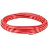 as - Schwabe Cavo di collegamento 5 m - Cavo H07V-K 2,5 mm² - Conduttore in rame a filo fine con isolamento in plastica - per cablaggio di prese e luci - Rosso - Prodotto in EU I 30043