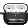Spigen Rugged Armor, Custodia, poliuretano termoplastico (TPU), nero