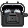 Spigen Lock Fit, Custodia, Policarbonato (PC), Poliuretano termoplastico (TPU), Nero