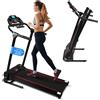 SereneLife SLFTRD18, capacità massima: 120 kg, velocità: 1 km/h - 10 km/h, funzioni: calorie bruciate, distanza percorsa, frequenza cardiaca, velocità, tempo, colore: nero, interfaccia: touch screen