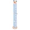 Nattou Metro da muro per bambini Jim Il Cagnolino, Per la cameretta, Misura da 70 a 150 cm, Jim e Bob, Blu/Beige