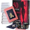 Prosixtoy Gioco di Carte per Coppie - Giochi Erotici con 50 Carte Posizioni Sesso e 2 Dadi Sesso, Regalo per Coppie, Uomini, Donne (18+)