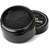 Qianfeng Carbone Attivo Denti 30g,Sbiancante Denti Professionale,Dentifricio,Polvere Di Carbone Attivo,Sbiancamento Dei Bianco,Attivato,Con Effetto Naturale