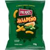 Herr's Jalapeño Cheese Curls Snack Piccanti - 12 x 113 g | Soffietti al formaggio con gusto jalapeño, senza glutine - confezione da 12 buste per feste e aperitivi