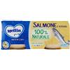 Mellin Omogeneizzato Salmone e Verdure, 2 x 80g