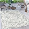 Paco Home Tappeto Cucina Da Esterno Salotto Moderno Balcone Terrazo Motivo Persiano Marocco Etnico Mandala, Dimensione:80x150 cm, Colore:Turchese