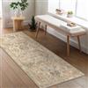 BEIMO Tappeto Salotto Vintage, Tappeto Camera Da Letto, Tappeti Ingresso Interno, Tappeto Antiscivolo Lavabile, Tappeti Persiano per Cucina, Soggiorno, Ufficio, Brunastro, 80x200cm