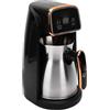 XUMIUZIY Macchina per caffè Turco in Acciaio Inossidabile, Caffettiera Elettrica Portatile, Riscaldamento Conveniente, Plastica e Acciaio, 1 Caffettiera e Macchina
