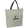 safta MICKEY MOOD - Borsa Shopping, Borsa da donna, Shopping Bag, Comodo e versatile, qualità e resistenza, 50 x 10 x 45 cm, colore grigio, grigio, Estándar, Casual