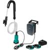 VONROC Pompa sommersa per per barili da pioggia incl. 2x2.0AH e caricatore | con Protezione a Secco 80W, 1800 l/h, 1,75 bar, Compatibile VPower 20V