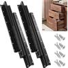 SDLDEER Guide per cassetti completamente estraibili, 2 pezzi, 400-900 mm, cuscinetti a sfera