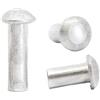 Screws City Rivetti a testa tonda in alluminio massiccio M3 (3 mm x 16 mm) DIN 660 (confezione da 21)