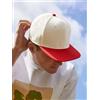 Beechfield Cappellino 6 pannelli personalizzabile Beechfield Contrast Flat Peak 6 Panel personalizzate o neutre